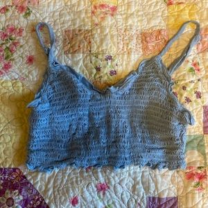 Blue cami top